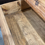 Rustic Pine 1-Drawer w/ Lower Cabinet NIGHTSTAND 24Wx17Dx24H