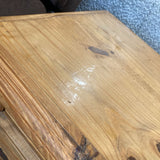 Rustic Pine 1-Drawer w/ Lower Cabinet NIGHTSTAND 24Wx17Dx24H