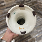 Italian Porcelain Female Bust ACCESSORIES White 6Wx4Dx11.5H