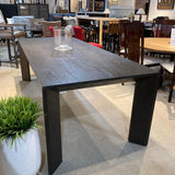 Restoration Hardware Arles Modern Single Slab DINING TABLE 96Wx39Dx30H