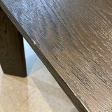 Restoration Hardware Arles Modern Single Slab DINING TABLE 96Wx39Dx30H