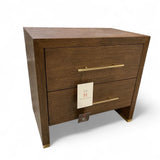 2 Drawer American Woodcraft NIGHTSTAND Brown 28w18d27h