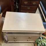 Highbury 2-Drawer W/Open Shelf NIGHTSTAND Beige 29w18d27h