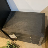 Celine 3-Drawer NIGHTSTAND Black 25w16d27h