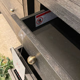 Celine 3-Drawer NIGHTSTAND Black 25w16d27h