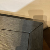 Celine 3-Drawer NIGHTSTAND Black 25w16d27h