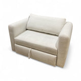 Room & Board Chair & A Half Pull-Out CHAIR White 48w33d27h