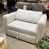 Room & Board Chair & A Half Pull-Out CHAIR White 48w33d27h