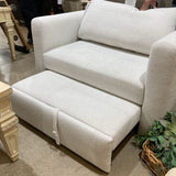 Room & Board Chair & A Half Pull-Out CHAIR White 48w33d27h