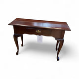 Traditional Single Drawer CONSOLE TABLE 40w14d28h