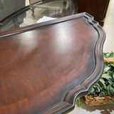 Ethan Allen Georgian Court Demilune CONSOLE TABLE 34w17d28h