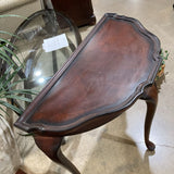 Ethan Allen Georgian Court Demilune CONSOLE TABLE 34w17d28h