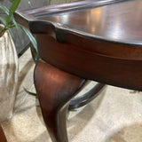 Ethan Allen Georgian Court Demilune CONSOLE TABLE 34w17d28h