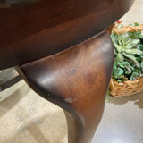 Ethan Allen Georgian Court Demilune CONSOLE TABLE 34w17d28h