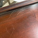 Ethan Allen Georgian Court Demilune CONSOLE TABLE 34w17d28h