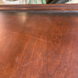 Ethan Allen Georgian Court Demilune CONSOLE TABLE 34w17d28h