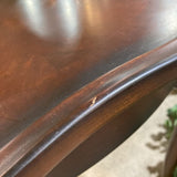 Ethan Allen Georgian Court Demilune CONSOLE TABLE 34w17d28h