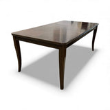 Glory House Rectangular Solid Dark Wood w/ 18" Leaf DINING TABLE 60w42d31h