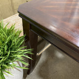 Glory House Rectangular Solid Dark Wood w/ 18" Leaf DINING TABLE 60w42d31h