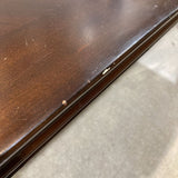 Glory House Rectangular Solid Dark Wood w/ 18" Leaf DINING TABLE 60w42d31h