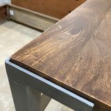 CB2 Stilt Industrial High Top DINING TABLE 48w28d42h