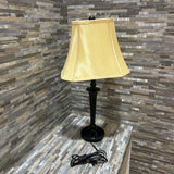 Traditional Glazed Wood TABLE LAMP 14w10d26h