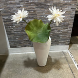 Terra Cotta Style Floor Vase w/ Floral Arrangement ACCESSORIES 11d39h