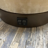 Cylindric Onyx Multi-Switch Lamp w/ USB Charging TABLE LAMP 15d24h