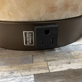 Cylindric Onyx Multi-Switch Lamp w/ USB Charging TABLE LAMP 15d24h