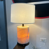 Cylindric Onyx Multi-Switch Lamp w/ USB Charging TABLE LAMP 15d24h