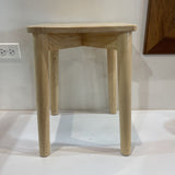 Petite Beech Wood or Plant Stand/Stool SIDE TABLE 11.5Wx16.5H