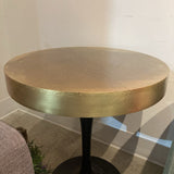 Arteriors Home Daryl Gold Top Tulip Pedestal SIDE TABLE 24Wx26H