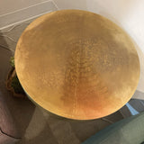 Arteriors Home Daryl Gold Top Tulip Pedestal SIDE TABLE 24Wx26H