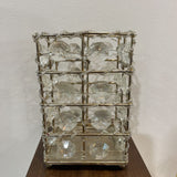 Jeweled Metal Candle Holder ACCESSORIES 4Wx6H