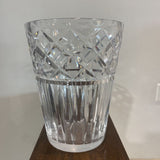 Cut Crystal Wide Vase or Ice Bucket ACCESSORIES 6.25Wx8H
