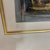 Janet Treby Hand Signed Numbered Lithograph Titled Muse VI ART WORK 30.5Wx35.5H