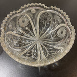 American Brilliant Cut Crystal Bowl ACCESSORIES 8Wx3H
