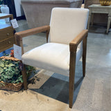 Lulu and Georgia Marla Leather Arms DINING CHAIRS Natural 23w26d33.5h