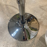 Wholesale Interiors Inc Adjustable Chrome Base Stool BAR/COUNTER STOOL Black 26w16d43h