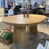 Lulu and Georgia Nycola Extendable Oval DINING TABLE 65Wx44Dx30H