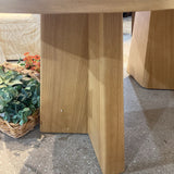 Lulu and Georgia Nycola Extendable Oval DINING TABLE 65Wx44Dx30H