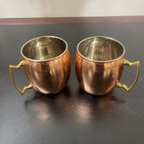 OGI 2pc Set Copper Moscow Mule Cups ACCESSORIES 4.5Wx3.5Dx4.25H