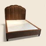 Arhaus Mariel Queen Bed BEDS Banks Cognac 69"w85"d64"h