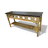 Niermann Weeks Regency Stone Top CONSOLE TABLE 70Wx19Dx35H