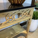 Niermann Weeks Regency Stone Top CONSOLE TABLE 70Wx19Dx35H