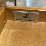 American Signature Warm Pine 1-Drawer SIDE TABLE 26Ww24H