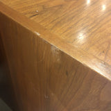 silver Vintage Danish Teak Lockable w/ File Drawers DESKS 60Wx30Dx28.5H