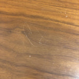 silver Vintage Danish Teak Lockable w/ File Drawers DESKS 60Wx30Dx28.5H