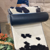 Le Corbusier Style Cow Hide Lounger CHAIR 64Wx18Dx27H