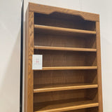 Vintage Golden Oak 5Shelf CABINET 36Wx13Dx82H